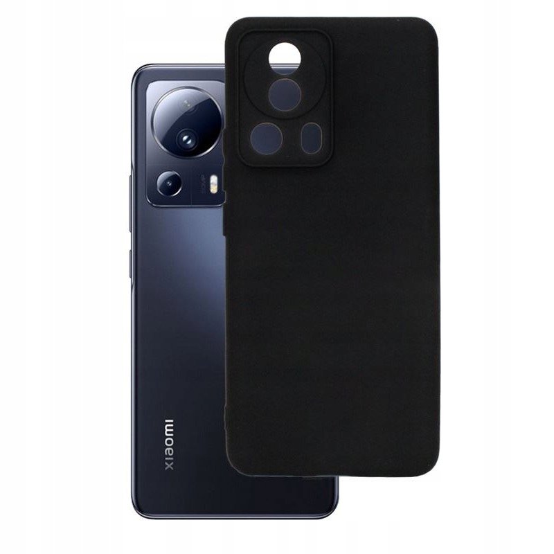 Etui do Xiaomi 13 Lite Silicon Case czarne MATT Pokrowiec Obudowa ...