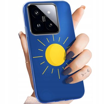ETUI DO XIAOMI 14 PRO WZORY SŁOŃCE PLANETY SUN OBUDOWA POKROWIEC CASE - Hello Case