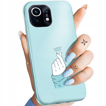 Etui Do Xiaomi Mi 11I Wzory Niebieskie Blue Blau Obudowa Pokrowiec Case - Hello Case