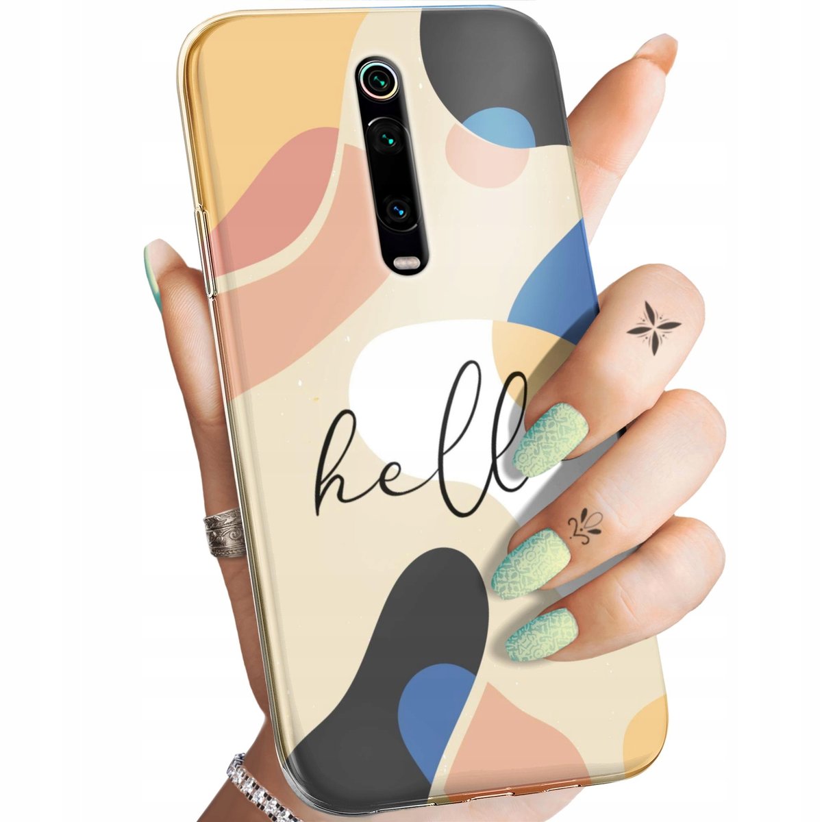 FMPCUON Cover Trasparente con Cordino Compatibile con Xiaomi Mi 9T / Redmi K20 Caso Custodia Protezione TPU Ultra Sottile Case + Vetro Temperato, Necklace Cordoncino Smartphone Collana Chain Cord