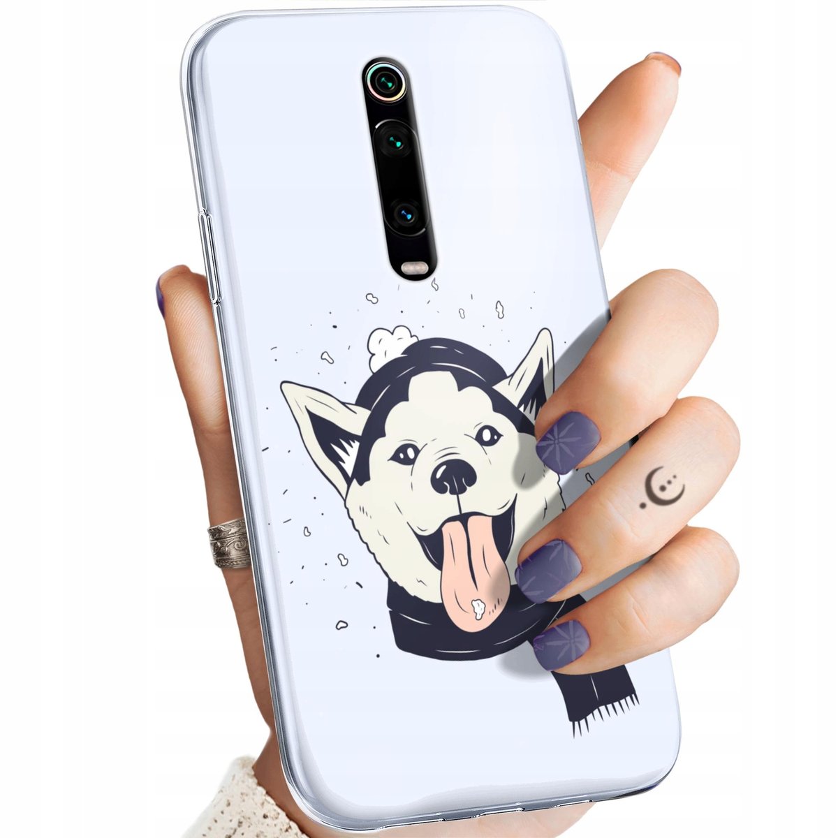 Custodia con Collana per Xiaomi 9T / 9T Pro / Redmi K20 / K20 Pro, Cover Trasparente Morbido Silicone con Cordino Case con Laccio Tracolla [Antiurto] [AntiGraffio] [Antiscivolo] TPU Cover con Collana