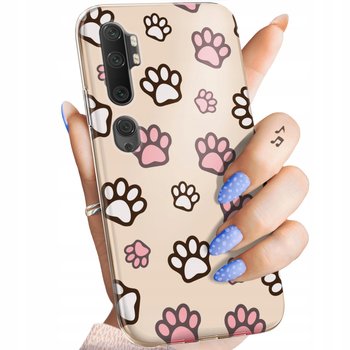 Etui Do Xiaomi Mi Note 10 / 10 Pro Wzory Łapki Ślady Łapa Stopa Obudowa - Hello Case