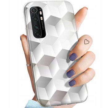 Etui Do Xiaomi Mi Note 10 Lite Wzory 3D Geometryczne Iluzja Obudowa Case - Hello Case