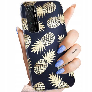 ETUI DO XIAOMI MI NOTE 10 LITE WZORY ANANAS OWOCE EGZOTYCZNE OBUDOWA CASE - Hello Case