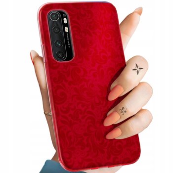 Etui Do Xiaomi Mi Note 10 Lite Wzory Czerwone Serca Róże Obudowa Pokrowiec - Hello Case