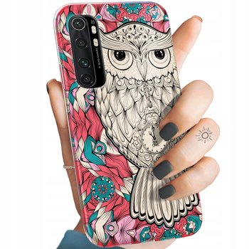 Etui Do Xiaomi Mi Note 10 Lite Wzory Sowa Sówka Sowy Obudowa Pokrowiec Case - Hello Case