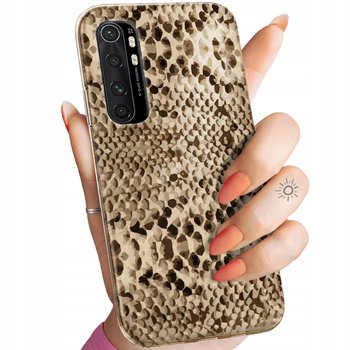 Etui Do Xiaomi Mi Note 10 Lite Wzory Wąż Skóra Węża Snake Obudowa Pokrowiec - Hello Case