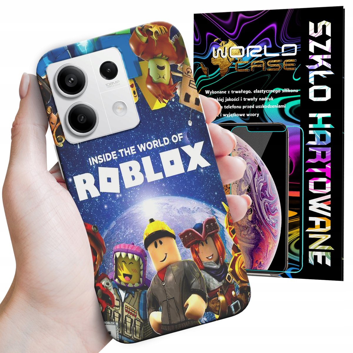 ETUI DO XIAOMI NOTE 13 PRO 5G - ROBLOX GRY BAJKI FORTNITE GTA + SZKŁO ...