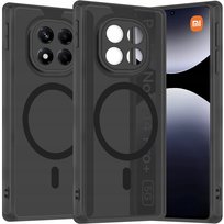 Etui Do Xiaomi Note 14 Pro+ 5G Do Magsafe WZMACNIANE 360° Matt Case +Szkło