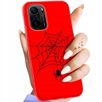 Etui Do Xiaomi Poco F3 / F3 Pro Wzory Pająk Spider Pajęczyna Obudowa Case - Hello Case