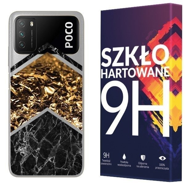 Etui Do Xiaomi Poco M3 Pokrowiec Marmur Szkło 9h Kreatui Sklep Empikcom 8402