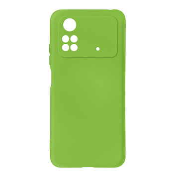 Etui Do Xiaomi Poco M4 Pro Silikonowe Półsztywne Miękkie W Dotyku Wykończenie Zielone - Avizar