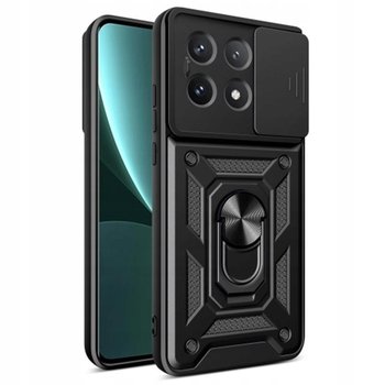 Etui do Xiaomi POCO X6 Pro 5G Redmi K70e 5G Pancerne CAMSHIELD Ring czarne - gsm-hurt