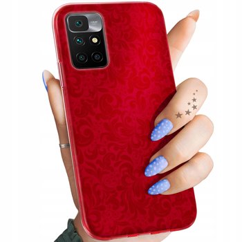 Etui Do Xiaomi Redmi 10 Wzory Czerwone Serca Róże Obudowa Pokrowiec Case - Hello Case