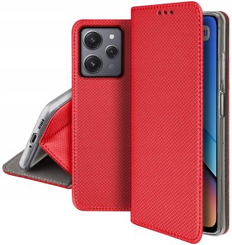 Etui Do Xiaomi Redmi 12 4G Smart Magnet Case Szkło - Krainagsm