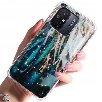 Etui do Xiaomi Redmi 12C Case Glamour + Szkło 9H - Krainagsm