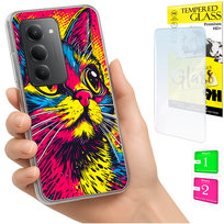 Etui do Xiaomi Redmi 15 4G / 5G 169mm Obudowa Case Plecki Kotek + SZKŁO FONNEO