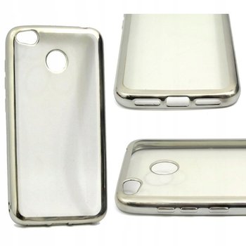 Etui Do Xiaomi Redmi 4X Pokrowiec Obudowa Case Jelly Case Glossy Hq Srebrny Futerał Kejs Ochraniacz Okładka - GSM-HURT