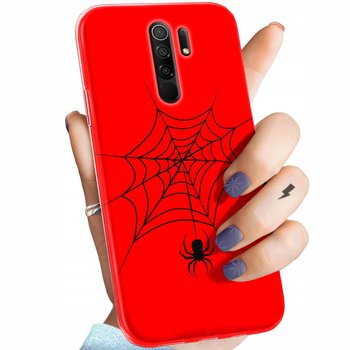 Etui Do Xiaomi Redmi 9 Wzory Pająk Spider Pajęczyna Obudowa Pokrowiec Case - Hello Case