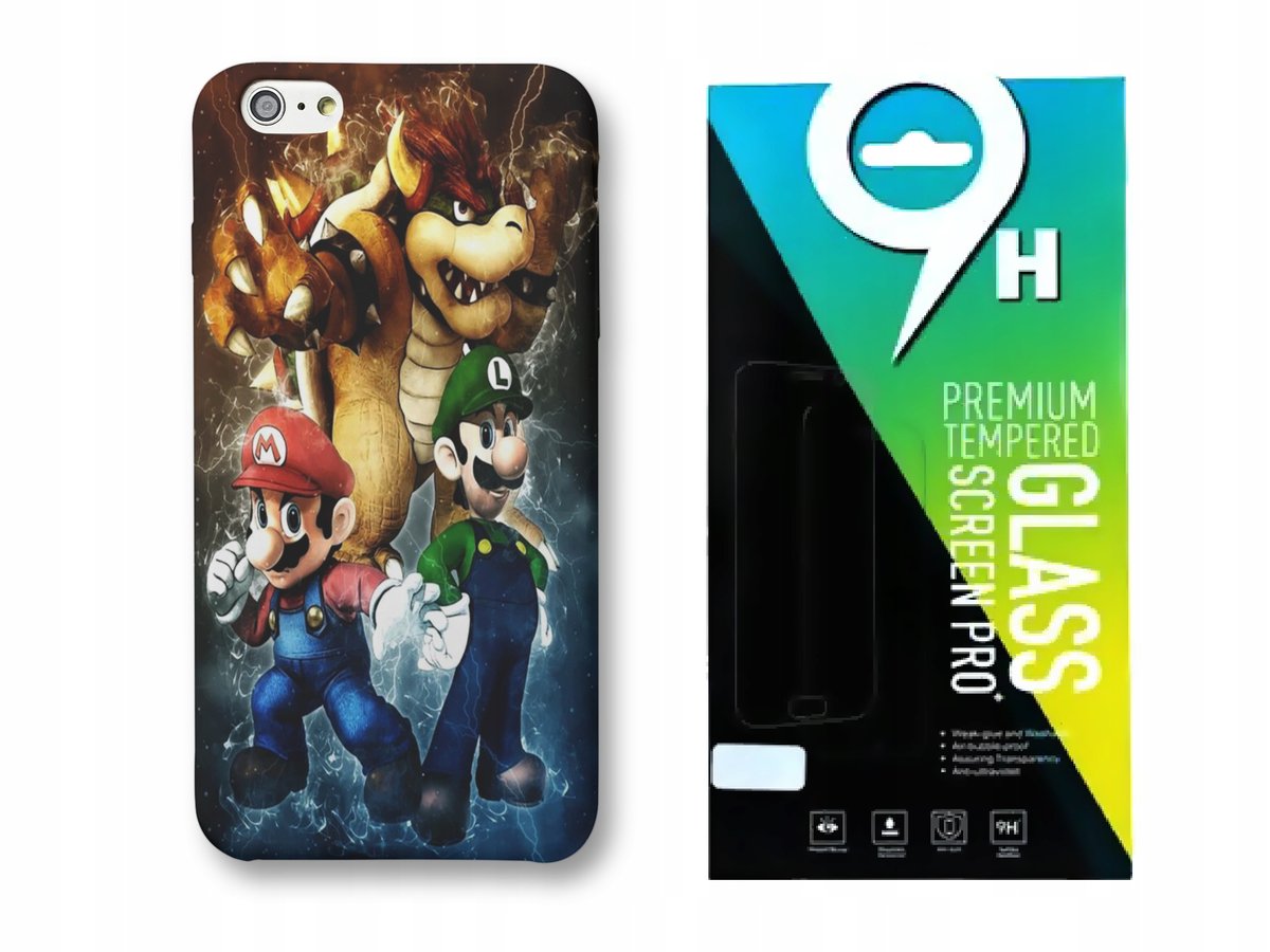 Etui do Xiaomi Redmi 9A -Gry- Super Mario+ SZKŁO - Inna marka | Sklep ...