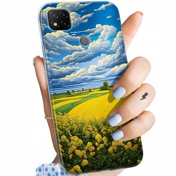 Etui Do Xiaomi Redmi 9C Wzory Chmury Niebo Błękit Obudowa Pokrowiec Case - Hello Case