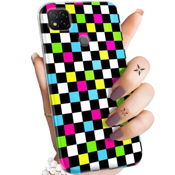 Etui Do Xiaomi Redmi 9C Wzory Kratka Kratki Krata Obudowa Pokrowiec Case - Hello Case