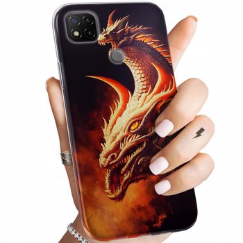 Etui Do Xiaomi Redmi 9C Wzory Smoki Dragon Taniec Smoków Obudowa Pokrowiec - Hello Case