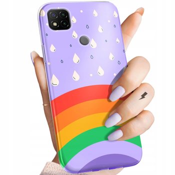 Etui Do Xiaomi Redmi 9C Wzory Tęcza Rainbow Obudowa Pokrowiec Case - Hello Case