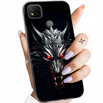Etui Do Xiaomi Redmi 9C Wzory Wiedźmin Witcher Biały Wilk Dziki Gon Case - Hello Case