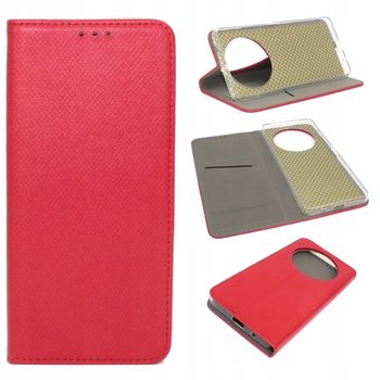 Etui do Xiaomi Redmi A3 23129RN51X Smart Magnet czerwony Pokrowiec Obudowa - GSM-HURT