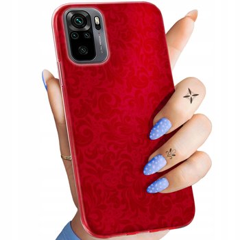 Etui Do Xiaomi Redmi Note 10 Wzory Czerwone Serca Róże Obudowa Pokrowiec - Hello Case