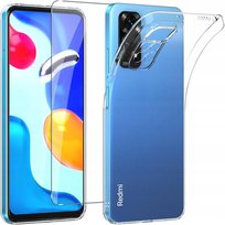 Etui Do Xiaomi Redmi Note 11 Case + Szkło 9h | PRZEZROCZYSTE CLEAR 2MM