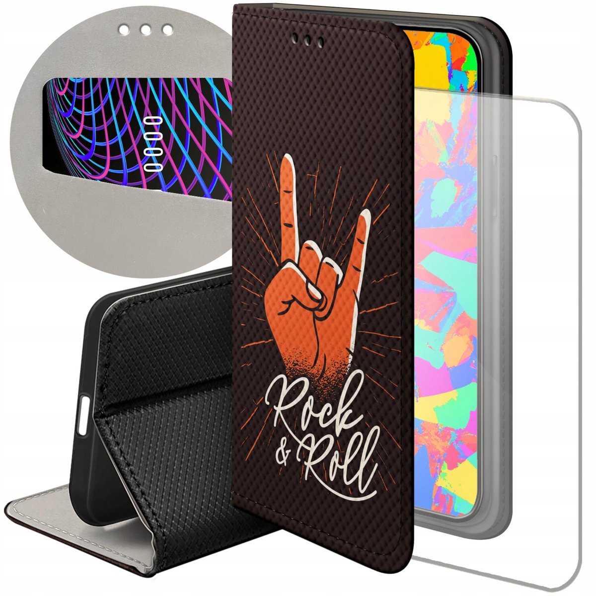 ETUI DO XIAOMI REDMI NOTE 12 4G WZORY ROCKOWE ROCK ROCK AND ROLL GITARA ...