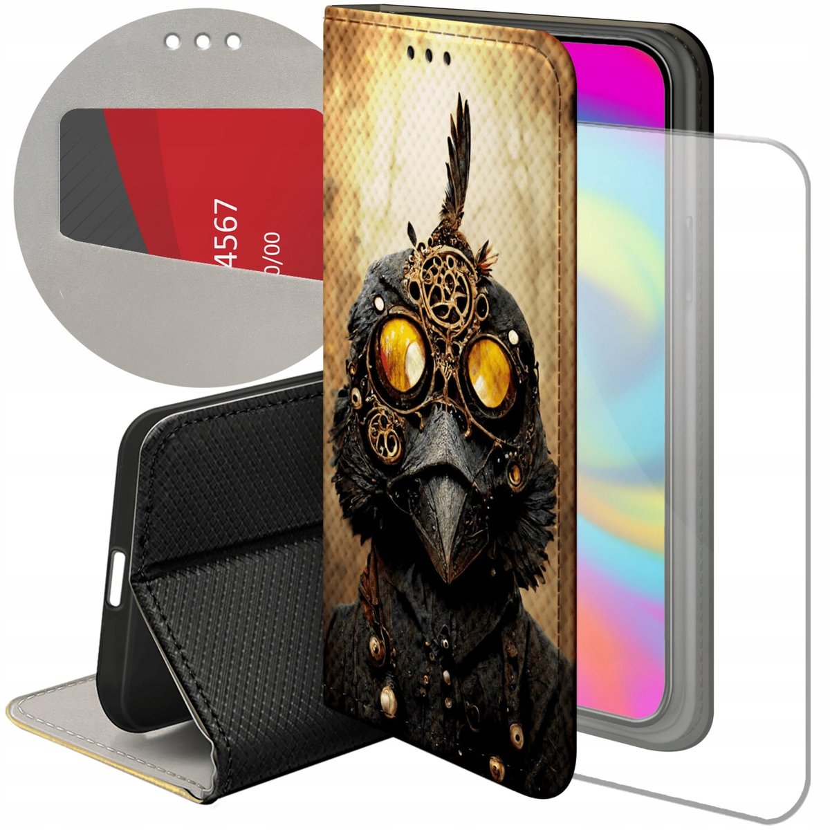ETUI DO XIAOMI REDMI NOTE 12 4G WZORY STEAMPUNK MASZYNY LABORATORIA ...