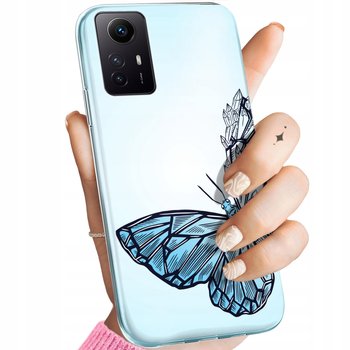 Etui Do Xiaomi Redmi Note 12S Wzory Motyle Butterfly Barwne Obudowa Case - Hello Case
