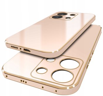 Etui do Xiaomi Redmi Note 13 | 13 4G GOLD GLAMOUR + Szkło OCHRONNE 9H - Krainagsm