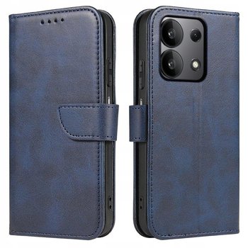 Etui do Xiaomi Redmi Note 13 4G Skórzane PORTFEL SKIN CASE + Szkło 9H - Krainagsm