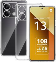 Etui Do Xiaomi Redmi Note 13 5G Case + Szkło 9h | PRZEZROCZYSTE CLEAR 2MM