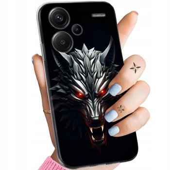 ETUI DO XIAOMI REDMI NOTE 13 PRO PLUS 5G WZORY WIEDŹMIN WITCHER BIAŁY WILK - Hello Case