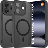 Etui Do Xiaomi Redmi Note 14 5g Do Magsafe WZMACNIANE 360° Matt Case +Szkło