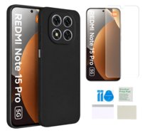 Etui do XIAOMI REDMI NOTE 15 PRO 5G czarny case plecki + folia ochronna TPU