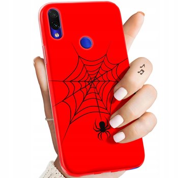Etui Do Xiaomi Redmi Note 7 / 7 Pro Wzory Pająk Spider Pajęczyna Obudowa - Hello Case