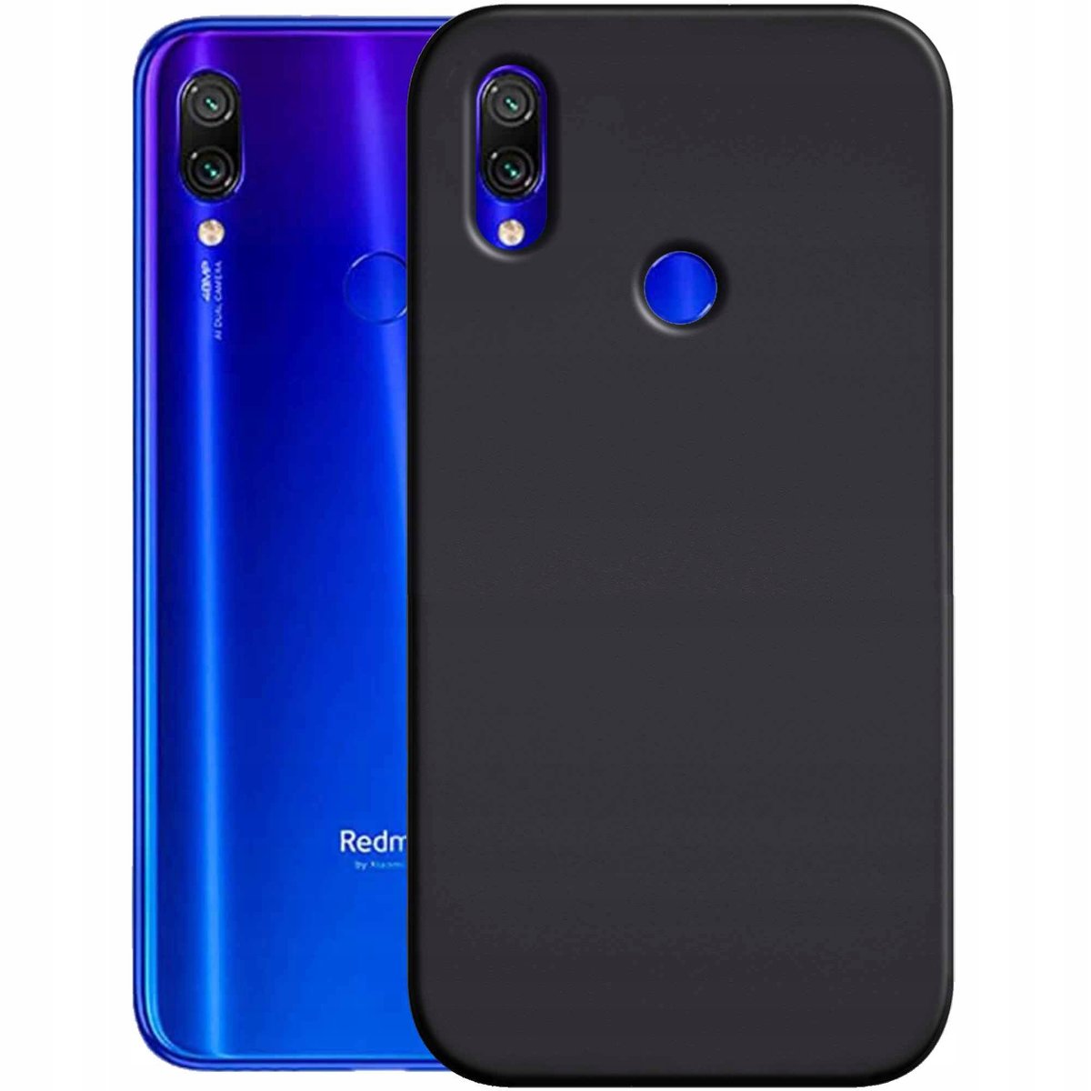 Etui Do Xiaomi Redmi Note Note Pro Gumowe Obudowa Czarne Matowe