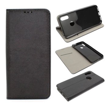 Etui Do Xiaomi Redmi Note 7 Smart Magnet Czarny Case Pokrowiec - GSM-HURT