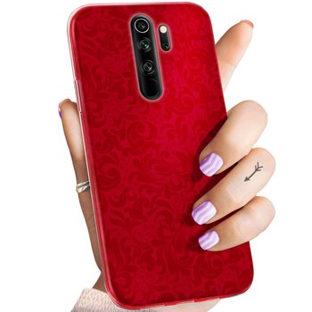 Etui Do Xiaomi Redmi Note 8 Pro Wzory Czerwone Serca Róże Obudowa Pokrowiec - Hello Case