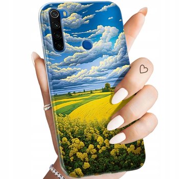 Etui Do Xiaomi Redmi Note 8T Wzory Chmury Niebo Błękit Obudowa Pokrowiec - Hello Case