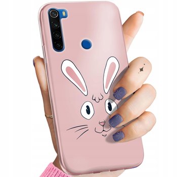 Etui Do Xiaomi Redmi Note 8T Wzory Królik Zając Bunny Obudowa Pokrowiec - Hello Case