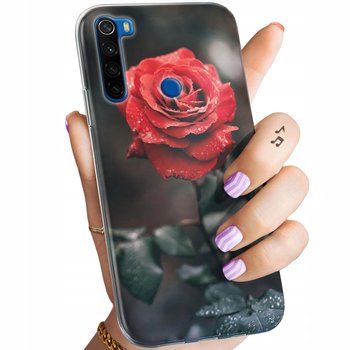 Etui Do Xiaomi Redmi Note 8T Wzory Róża Z Różą Rose Obudowa Pokrowiec Case - Hello Case