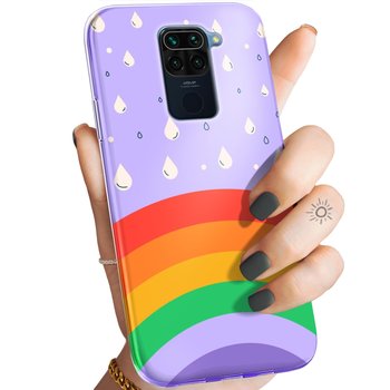 Etui Do Xiaomi Redmi Note 9 Wzory Tęcza Rainbow Obudowa Pokrowiec Case - Hello Case