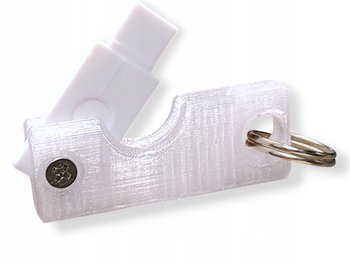 Etui do YubiKey 5 NFC USB-A Yubico ochrona - transparentne - MajraM-3D